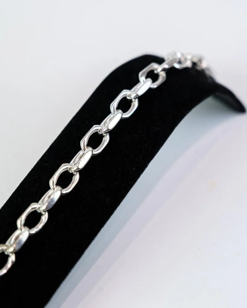 Best Pamono Strong Bracelet in Silver with Lobster Clasp
