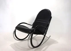 Pamono Strässle Nonna Rocking Chair by Paul Tuttle, 1972><noscript><img width=