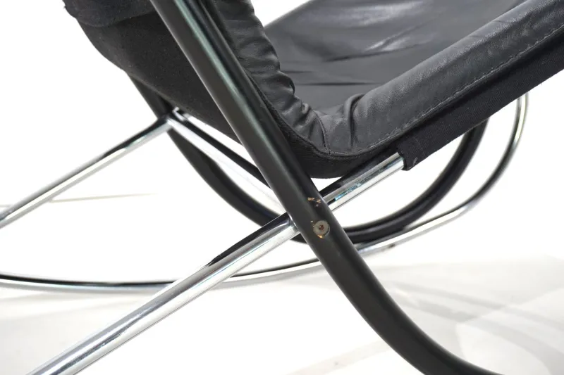 Pamono Strässle Nonna Rocking Chair by Paul Tuttle, 1972> Rocking Chairs