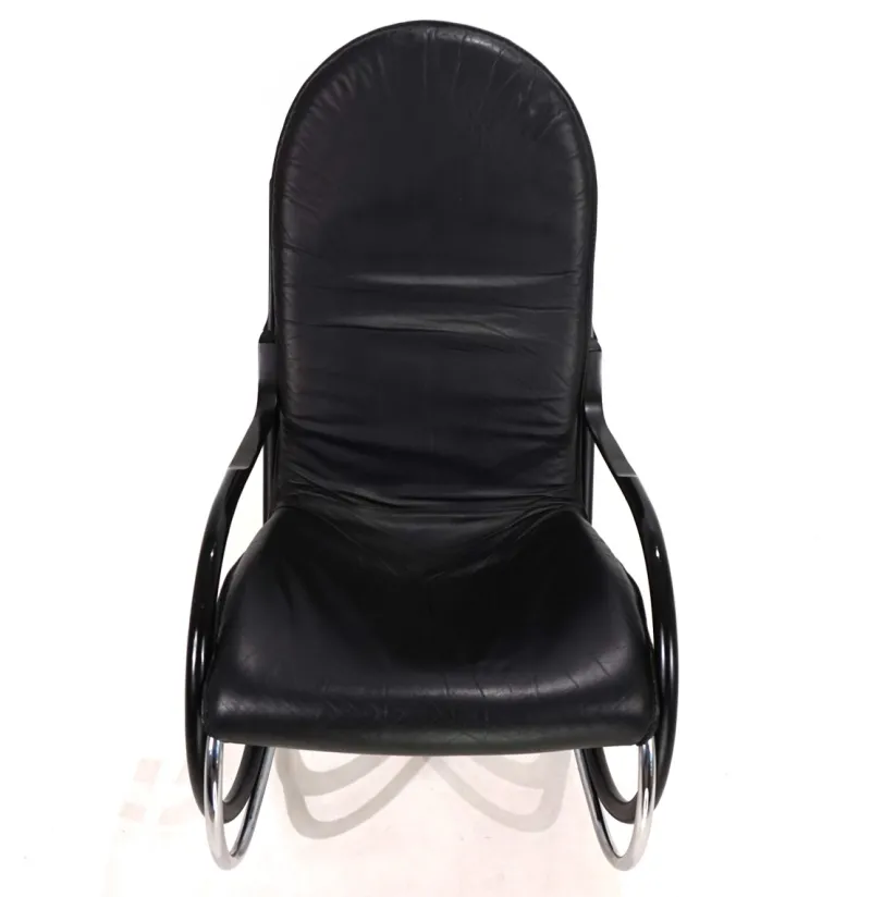 Pamono Strässle Nonna Rocking Chair by Paul Tuttle, 1972> Rocking Chairs