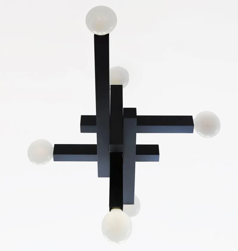 Pamono Structure 01 Modern Pendant Lamp Inspired by Brutalist Architecture & De Stijl Movement from Balance Lamp> Ceiling Lights