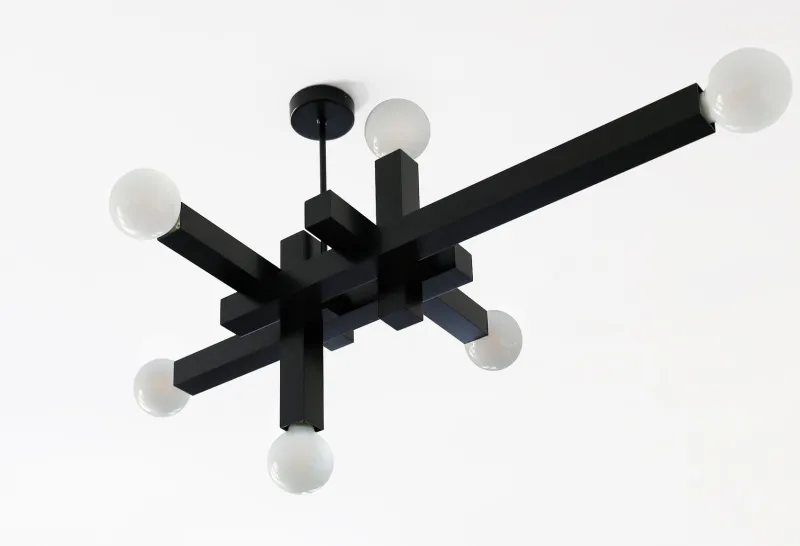 Pamono Structure 01 Modern Pendant Lamp Inspired by Brutalist Architecture & De Stijl Movement from Balance Lamp> Ceiling Lights