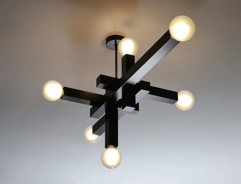 Pamono Structure 01 Modern Pendant Lamp Inspired by Brutalist Architecture & De Stijl Movement from Balance Lamp> Ceiling Lights