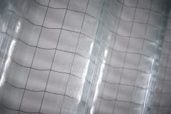 Discount Pamono Structured Corrugated Glass Panels by Saint-Gobain, France, 1950s