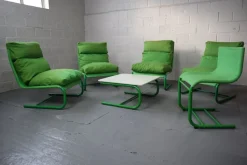 Pamono Stuns Lounge Set by Jan Dranger & Johan Huldt for Innovator, Sweden, 1973, Set of 6