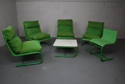 Pamono Stuns Lounge Set by Jan Dranger & Johan Huldt for Innovator, Sweden, 1973, Set of 6