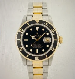Best Pamono Submariner Gold Steel Watch from Rolex, 1986