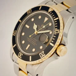 Best Pamono Submariner Gold Steel Watch from Rolex, 1986