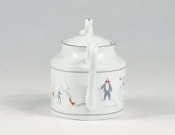 Hot Pamono Sugar Bowl Circus Series by Richard Ginori, Gio Pontis for Lazzaroni, 1950