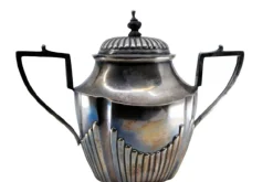 Sale Pamono Sugar Bowl in Fluted Silver