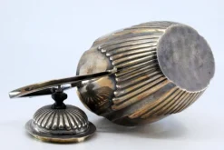 Sale Pamono Sugar Bowl in Fluted Silver