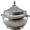 Pamono Sugar Bowl in Fluted Silver with Pearly Frieze and Outer Handles> Bottles, Carafes & Jugs