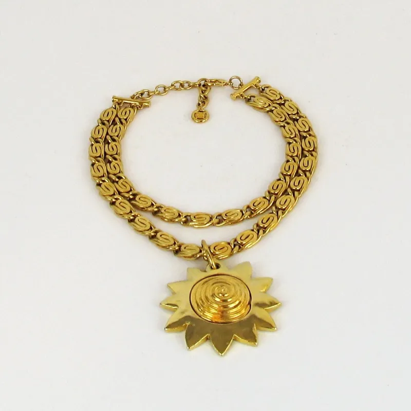 Clearance Pamono Sun Motif Pendant from Givenchy, 1980s