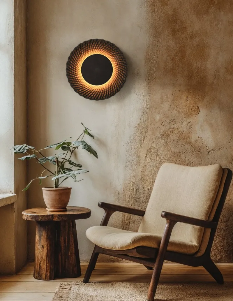 Pamono Sun VXS. 05 Wall Sconce by Rollo Studio> Wall Lights & Sconces