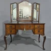 Discount Pamono Super Serpentine Burr Walnut Dressing Table, 1920