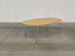 Pamono Superellipse Table by Bruno Mathsson and Piet Hein for Fritz Hansen> Dining Tables & Sets