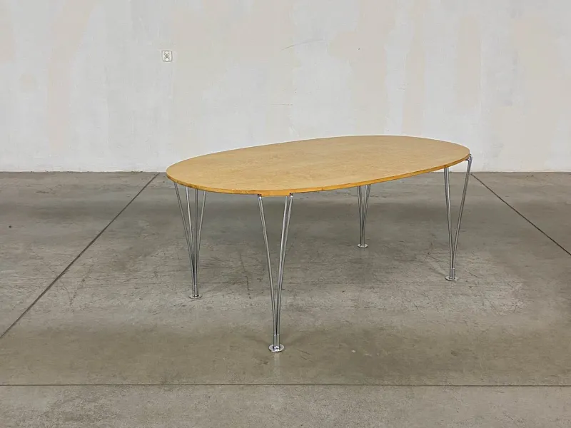 Pamono Superellipse Table by Bruno Mathsson and Piet Hein for Fritz Hansen> Dining Tables & Sets