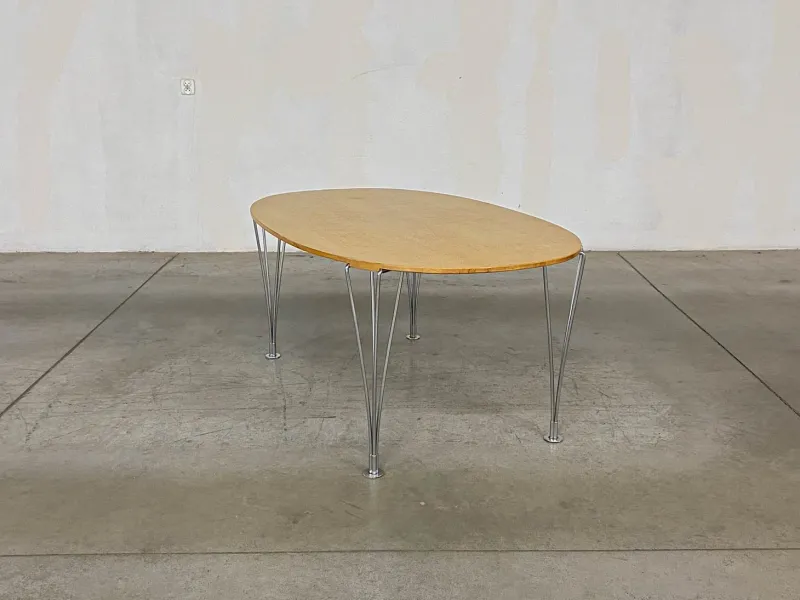 Pamono Superellipse Table by Bruno Mathsson and Piet Hein for Fritz Hansen> Dining Tables & Sets