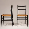 Pamono Superleggera Chairs by Gio Ponti from Cassina, 1957, Set of 2> Side Chairs & Dining Chairs