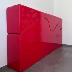 Pamono Superonda Red Sofa by Archizoom for Poltronova, 1967, Set of 2> Couches & Sofas