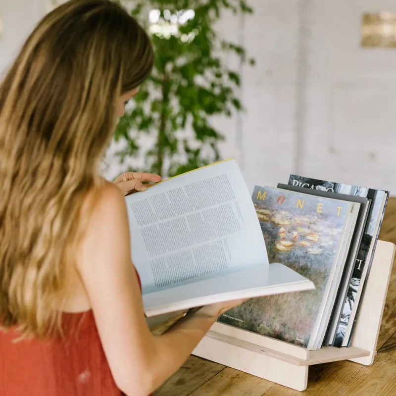 Pamono Support for Vinyl Discs and Books by Debosc> Decorative Objects
