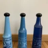 Hot Pamono Surrealist Glass Bottles by Salvador Dali for Rosso Antico, 1970s, Set of 3