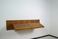 Sale Pamono Suspended Console With Mirror and Italian Desk, 1950s
