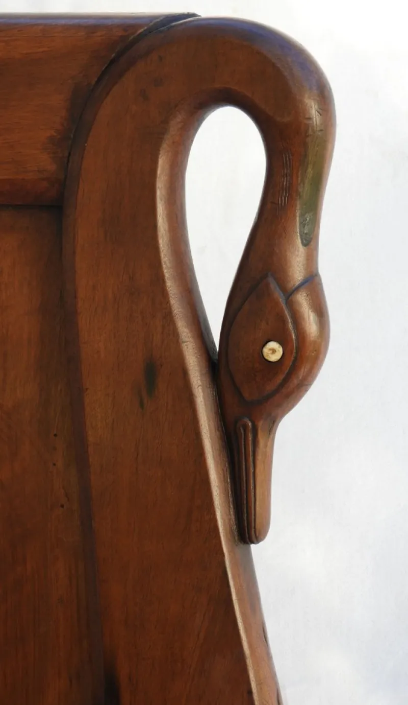 Pamono Swan Neck Bed, France, 1900s> Beds & Bedroom Sets