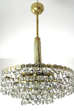 Online Pamono Swarovski Crystal Chandelier, 1960s