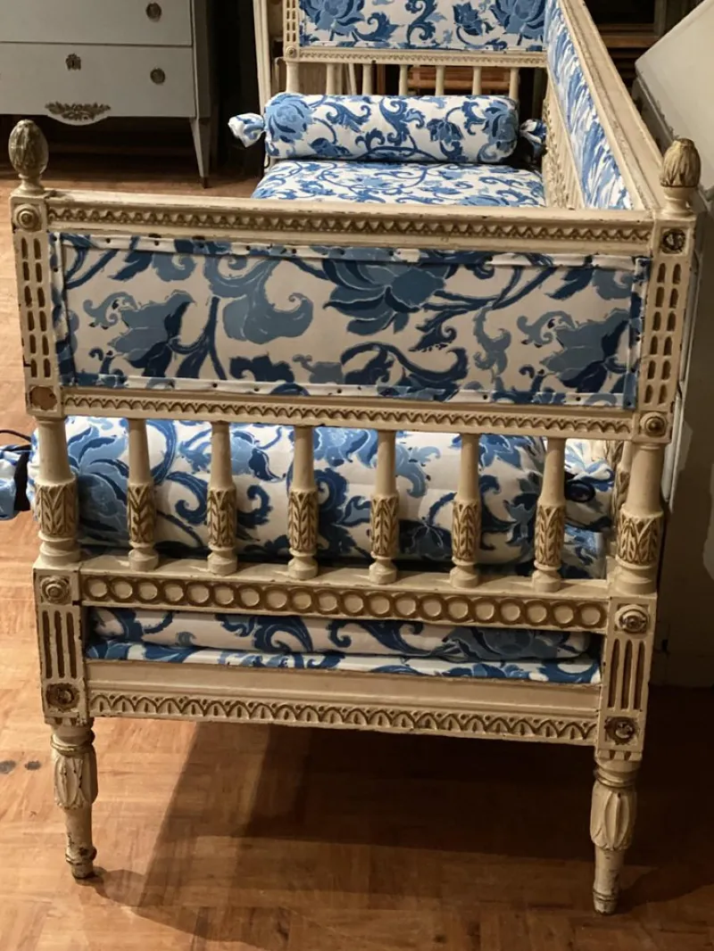 Pamono Sweden Bench in the Lindome Style, 1800s> Benches