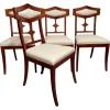 New Pamono Swedish Biedermeier Chairs, 1830s, Set of 4