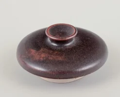 Best Pamono Swedish Ceramic Lidded Jar by Rolf Fagerberg