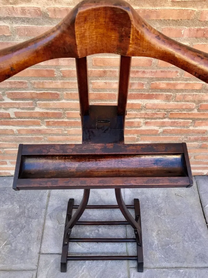 Pamono Swedish Dark Wood Valet, 1950s> Racks, Hooks & Valets