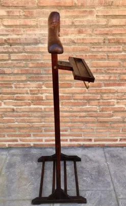 Pamono Swedish Dark Wood Valet, 1950s><noscript><img width=