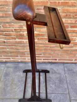Pamono Swedish Dark Wood Valet, 1950s><noscript><img width=