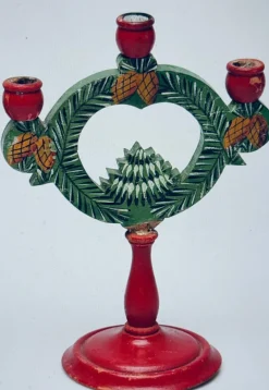 Pamono Swedish God Jul Candleholders, 1890s, Set of 3><noscript><img width=