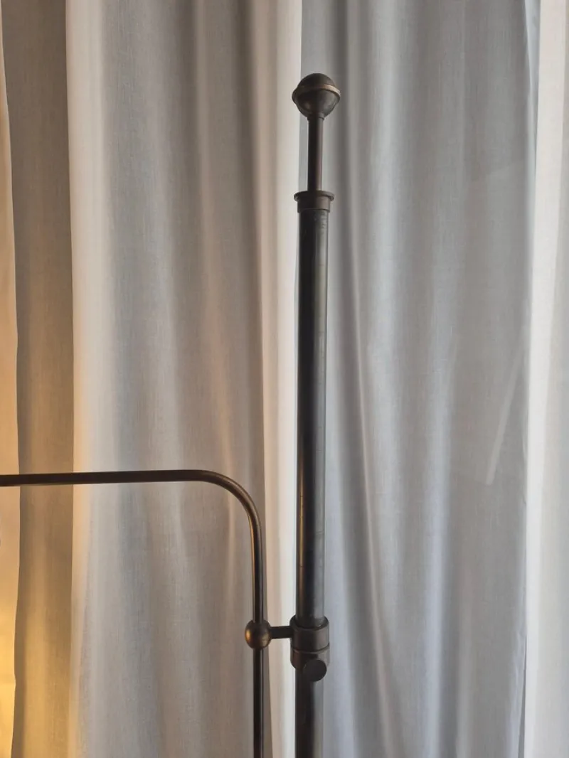 Pamono Swedish Grace Art Deco Floor Lamp in Bronze from Cebe, 1930s> Floor Lamps