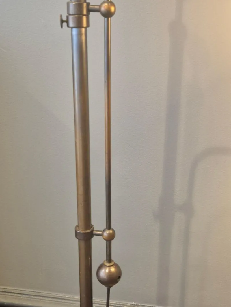Pamono Swedish Grace Art Deco Floor Lamp in Bronze from Cebe, 1930s> Floor Lamps