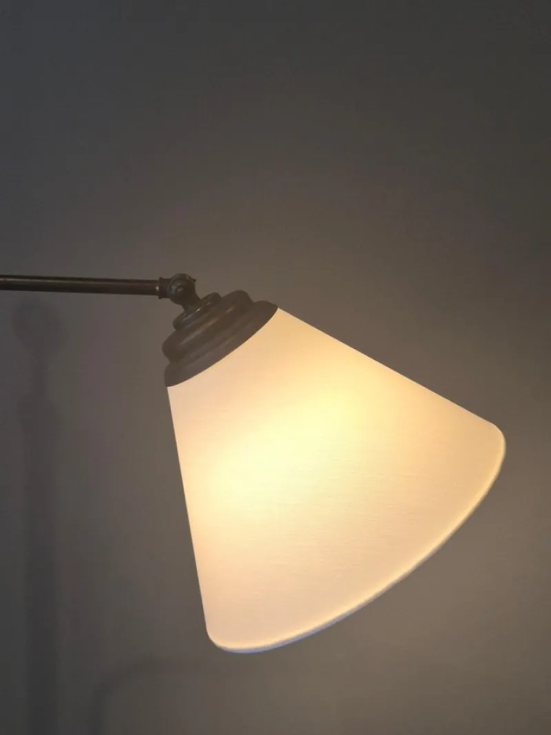 Pamono Swedish Grace Art Deco Floor Lamp in Bronze from Cebe, 1930s> Floor Lamps