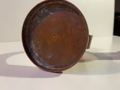 Pamono Swedish Grace Patinated Copper Circle Candleholders, 1920s, Set of 2><noscript><img width=