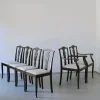Pamono Swedish Grace Satin Birch Dining Chairs, 1920s, Set of 6> Side Chairs & Dining Chairs