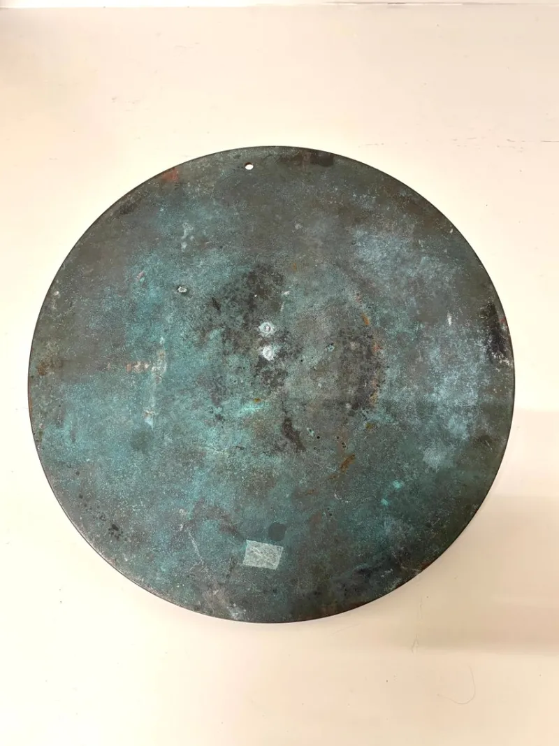 Pamono Swedish Grace Sundial in Patinated Bronze by Ulla Fogelklou-Skogh, 1930s> Garden Accessories