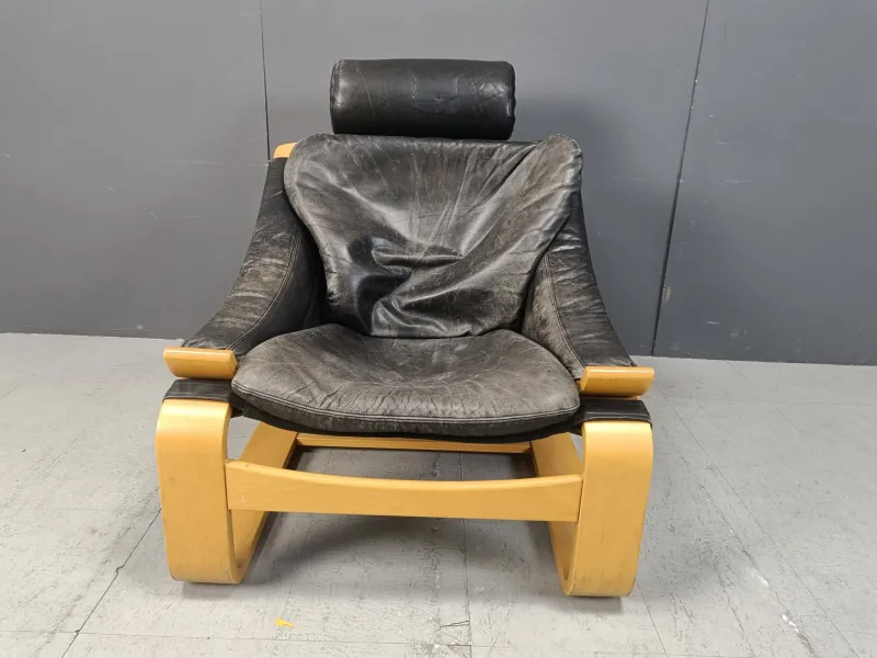 Discount Pamono Swedish Kroken Armchair by Ake Fribyter for Nelo Möbel, 1970s