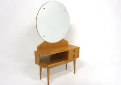 Pamono Swedish Modern Birch Dressing Table, 1940s><noscript><img width=
