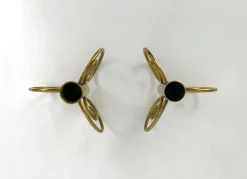 Clearance Pamono Swedish Modern Brass Candlesticks by Lars Holmström for Svenskt Tenn, Sweden, 1950s, Set of 2