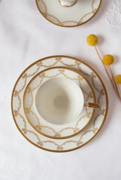 Hot Pamono Swedish Porcelain Coffee and Dessert Set for Eleven People, 1950s, Set of 39