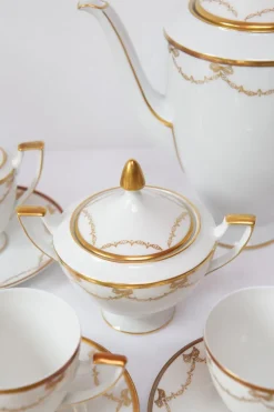Hot Pamono Swedish Porcelain Coffee and Dessert Set for Eleven People, 1950s, Set of 39