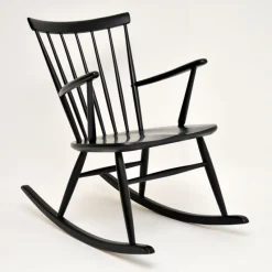 Pamono Swedish Rocking Chair by Roland Rainer for Hagafors, 1960s> Rocking Chairs