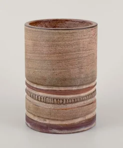 Discount Pamono Swedish Stoneware Vase by Irma Yourstone, 1960s