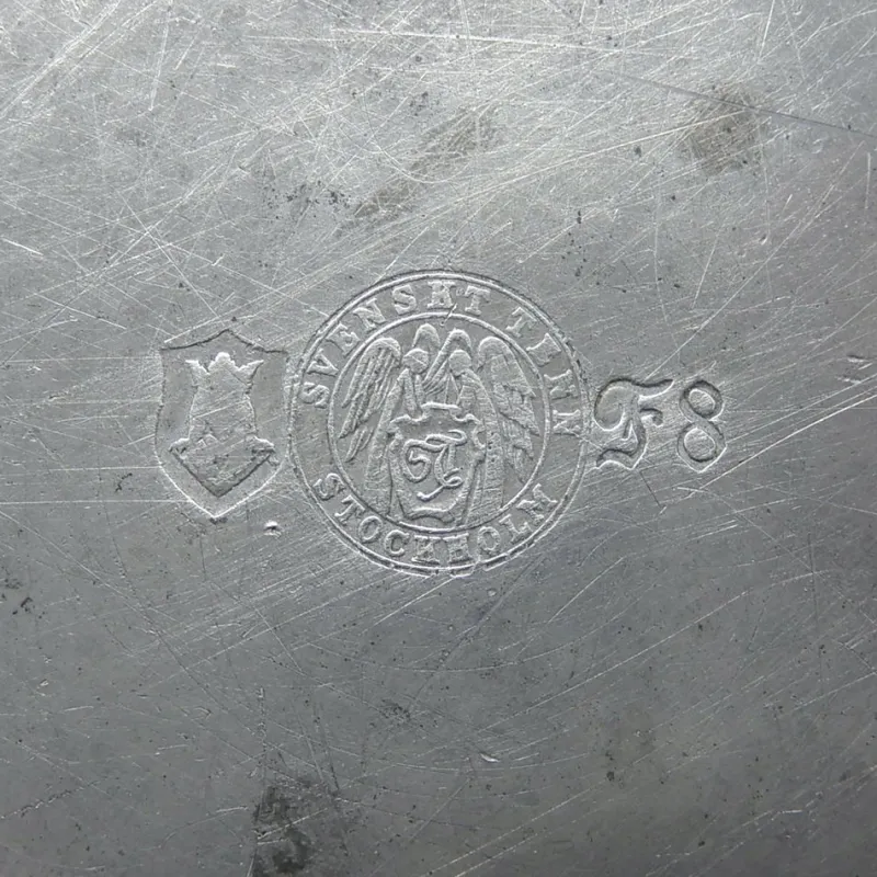 Best Pamono Swedish Tray in Pewter by Ossian Elgström for Company Svenskt Tenn, 1932
